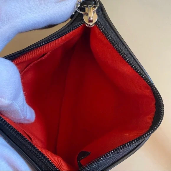 Vintage Coach Black Signature Canvas Shoulder Bag with Wristlet EUC - Picture 4 of 16